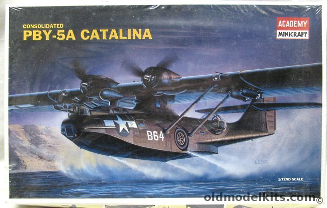 Academy 1/72 Consolidated PBY-5A Catalina Black Cat, 2137 plastic model kit